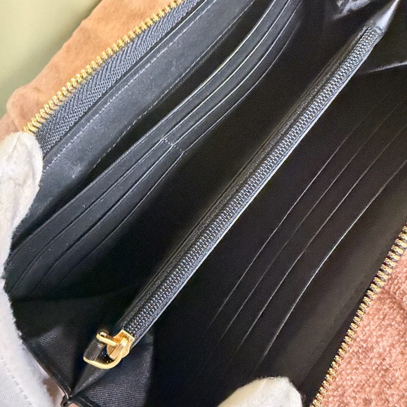 MCM Cognac Visetos Zip around Wallet - Picture 11 of 16